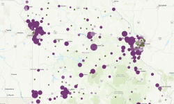 Thumbnail image for Missouri Public High Schools - Students per Teacher (2019)